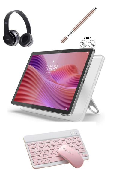 LENOVO Tab M10 4gb 128gb 10.1" tablet+kılıf+klavye+mouse+kulaklık(kalem hediy...