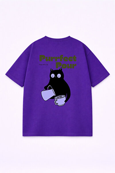 LORVEX Υπερμεγέθη μπλουζάκι unisex από 100% βαμβάκι με στάμπα, άνετη εφαρμογή