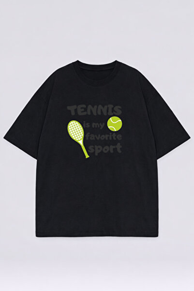 LORVEX Υπερμεγέθη μπλουζάκι unisex από 100% βαμβάκι με στάμπα, άνετη εφαρμογή