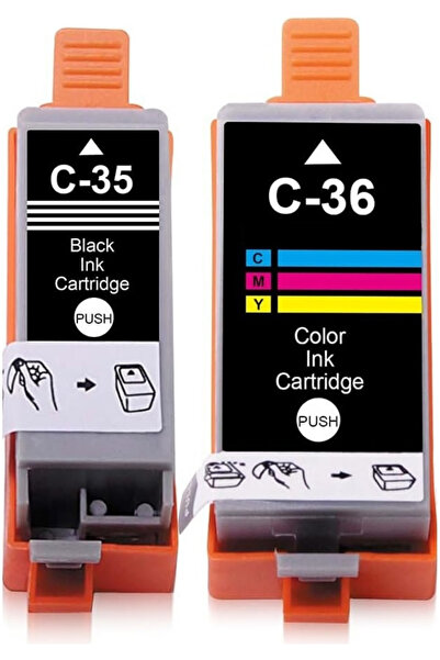 Canon Renkli Muadil Kartuş PGI-35 / CLI-36 PIXMA TR150 Mobil Yazıcı Uyumlu