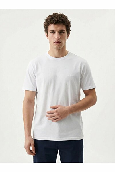 Loft Men's White Lf 2042953 White m Tss T-Shirt Lf2042953-Wht