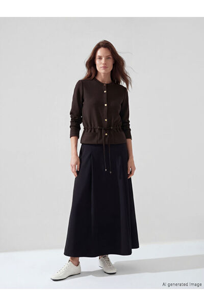LC Waikiki Flared Skirt with Elastic Waist