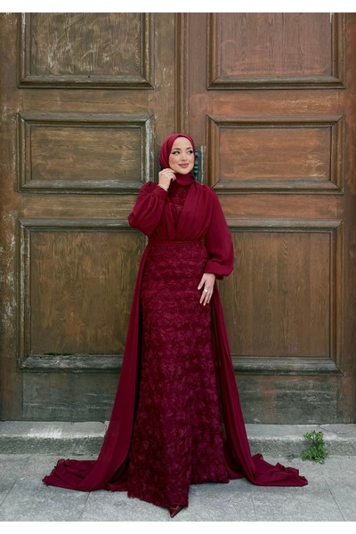 Seriday Güllü Tesettür Abiye