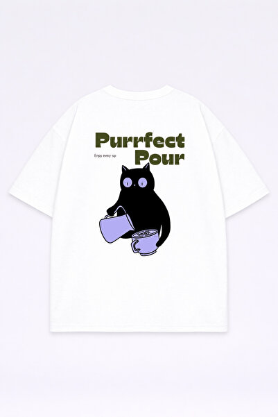 LORVEX Υπερμεγέθη μπλουζάκι unisex από 100% βαμβάκι με στάμπα, άνετη εφαρμογή