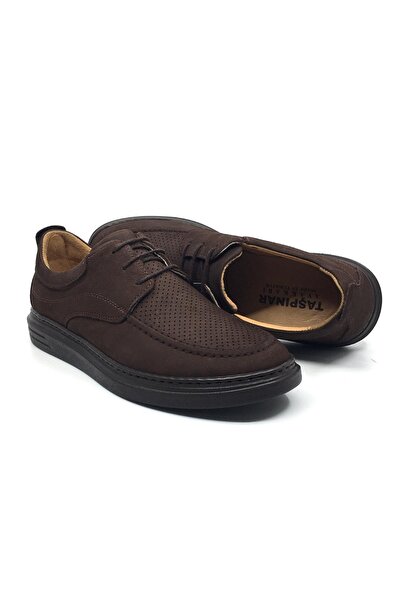 Taşpınar Ayakkabı 763 100% Genuine Nubuck Leather Orthopedic Men's Summer Com...