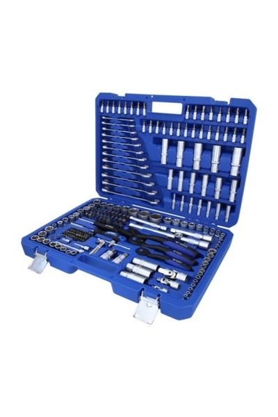 CASA JOY Professional Tubular Wrench Kit 216 Pieces Complete Auto Mechanic Set