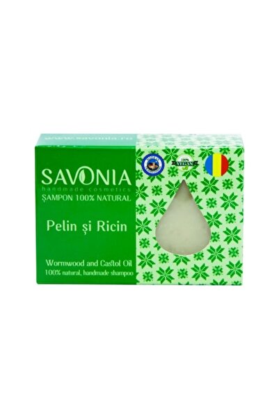 Savonia Șampon solid cu pelin și ulei de ricin, 90g