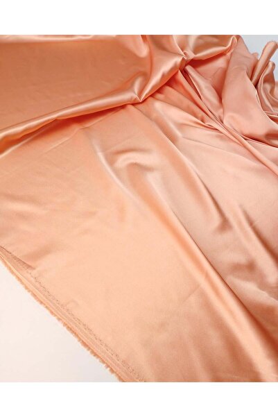 Kumaş Parça قماش ساتان بلون بين الوردي والسموذي مقاس 140x260 سم