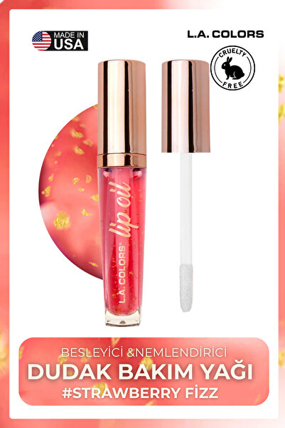 L.A Colors Nourishing Lip Oil - Besleyici ve Nemlendirici Dudak Bakım Yağı #C...