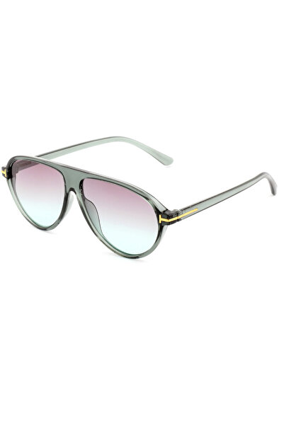 Ticarto Men's Oval Model Green Color Sunglasses Tctgt001907G0319