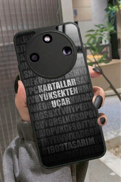Snacase Honor Magic 8 Lite Uyumlu Söz Yazılı Glossy Premium Kılıf