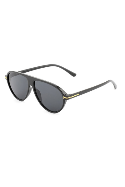 Ticarto Men's Oval Model Black Color Sunglasses Tctgt001901G0313