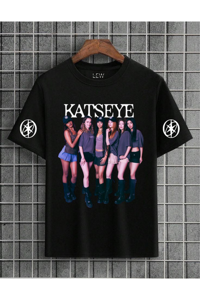 lovver Katseye Special Design Premium Printing Breathable 100% Cotton T-Shirt