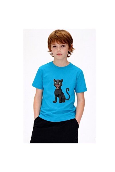 MODA Παιδικό unisex μπλουζάκι με στάμπα, 100% βαμβάκι, κανονική εφαρμογή, λαι...