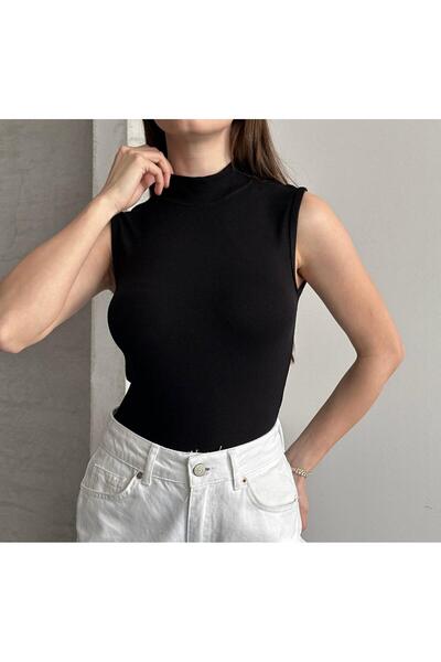 Makarina Women's Fishneck Sleeveless Bodysuit