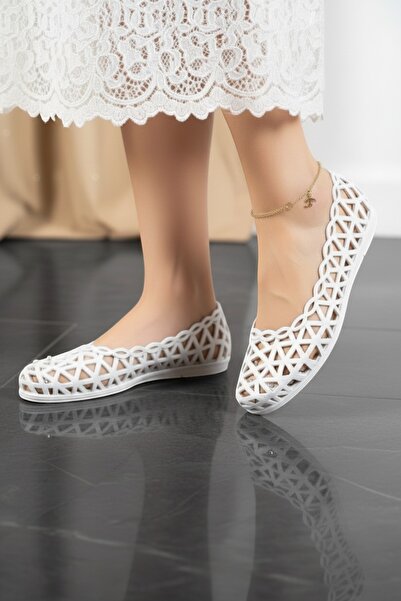 Modafırsat Дамски плоски обувки за плаж, за носене на закрито и на открито вс...