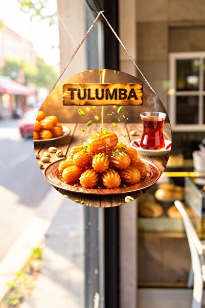 Nod لوحة زخرفية خشبية للباب والجدار مع صورة حلوى التولومبا، لوحة إعلانية للمقهى