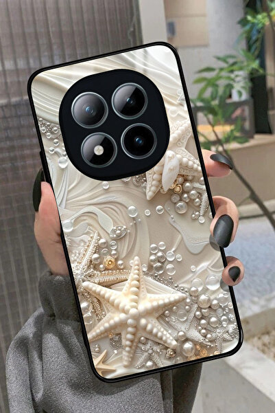 Snacase XlOAMİ Note 15 Pro 4G Uyumlu İnci Tasarımlı Glossy Premium Kılıf