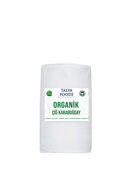 tms talya foods Talya Foods Glutensiz Organik Çiğ Karabuğday Tane 1 kg