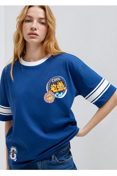 Mavi Garfield Printed Loose Fit Women's T-Shirt