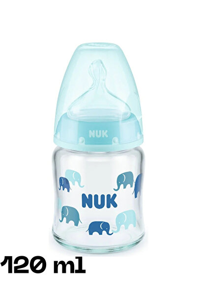 Nuk First Choice+ Glass Baby Bottle with Temperature Indicator and Size (m) f...