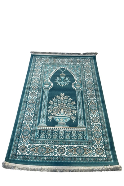 Merinos Halı Seccade Woven Carpet Seccade with Tassels 80X125