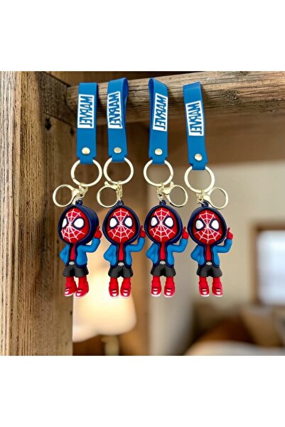 ALPJOY 3D Themed Large Size Silicone Keychain and Bag Accessory Set of 4