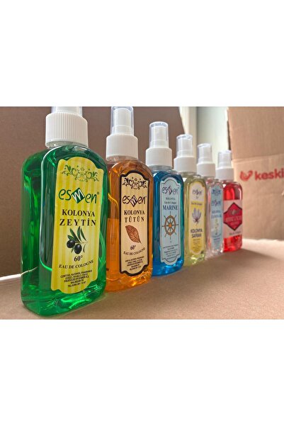 ESMEN Marine-Zambak-Tütün-Zeytin-Safran-Kirazçiçeği Kolonyası 160CC