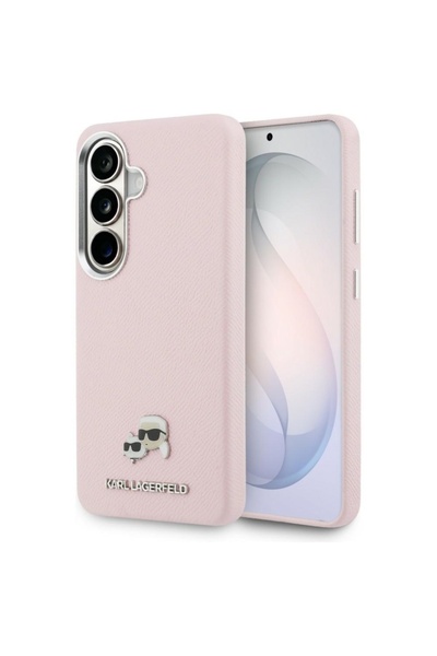 Karl Lagerfeld Case for Samsung Galaxy S26, Wrapped Grained Leather with K&C ...