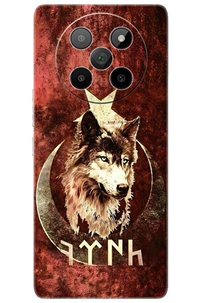 General Mobile GM Phoenix 5G (G901) Uyumlu Kılıf Desen Baskılı Silikon Kurt v...