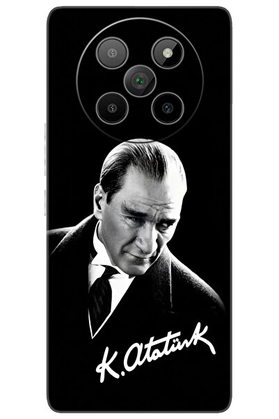 General Mobile GM Phoenix 5G (G901) Uyumlu Kılıf Desen Baskılı Silikon Atatür...