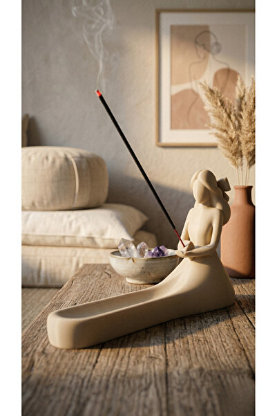 END Design Serenity Woman Tütsülük – Kadın Figürlü Dekoratif Tütsü Tutucu | M...