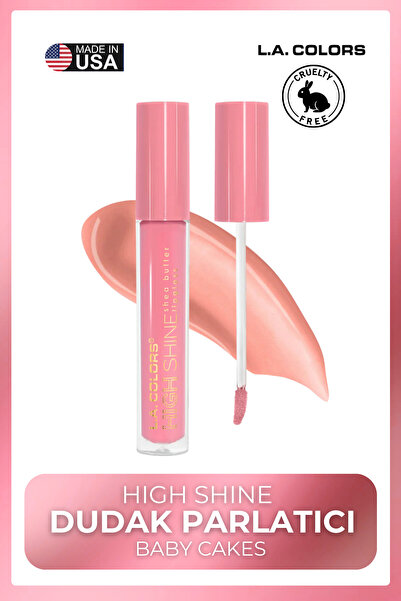 L.A Colors High Shine Dudak Parlatıcı - Uzun Süre Kalıcı Kristal Işıltılı Lip...