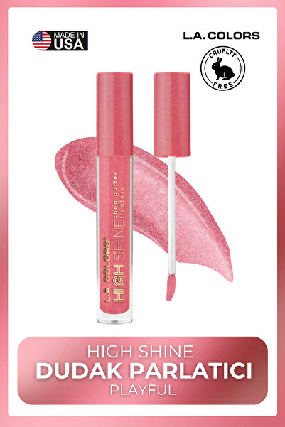 L.A Colors High Shine Dudak Parlatıcı - Uzun Süre Kalıcı Kristal Işıltılı Lip...