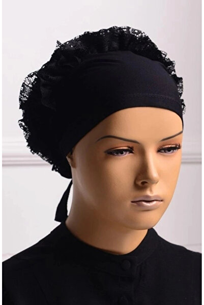 shopwave Bone - Stitched Ruffle Bonnet Bandana (Pack of 5)