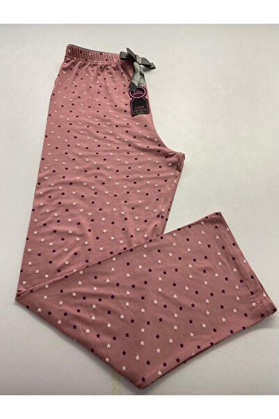 Lady Queen Bambu Likralı Ring Viskon Pijama Altı