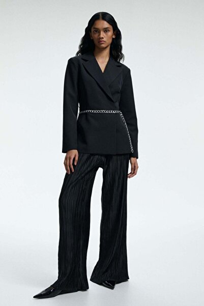 H&M Crinkled pull-on trousers