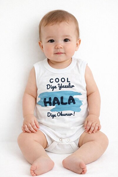 Simurg Erkek-Kız Bebek %100 Pamuklu Yazılı Çıtçıtlı Zıbın