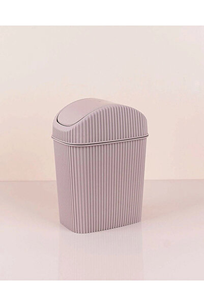 shopwave Mini Trash Can with Rotating Lid 2.5 LT - Cream