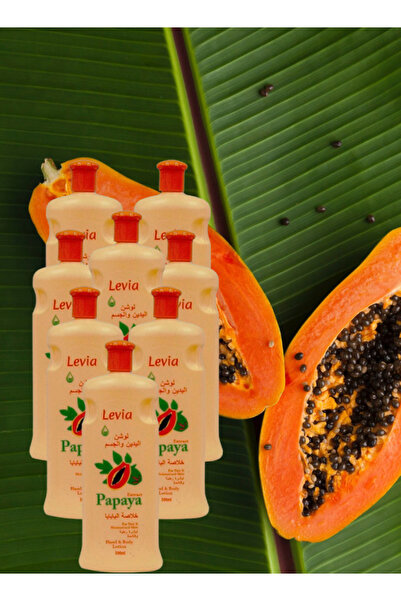 Levia 8 قطع لوشن البابايا 500 مل