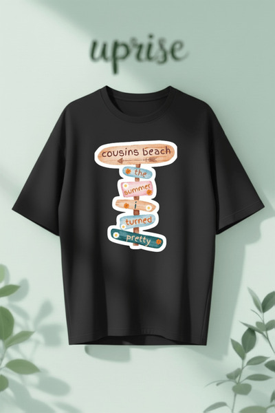 Vordevia Το μπλουζάκι  "The Summer I Turned Pretty " από βαμβάκι με στάμπα, σ...