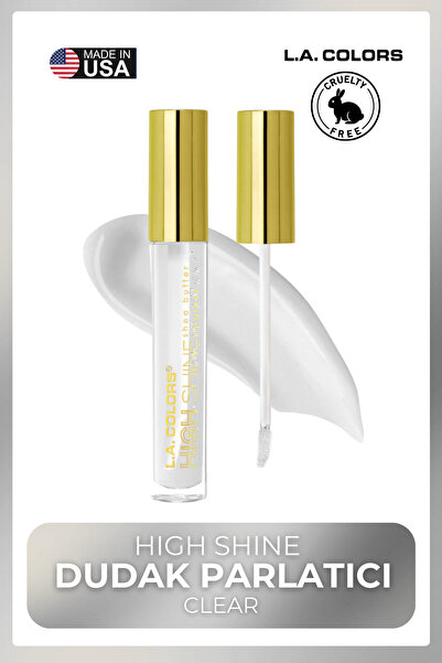 L.A Colors High Shine Dudak Parlatıcı - Uzun Süre Kalıcı Kristal Işıltılı Lip...