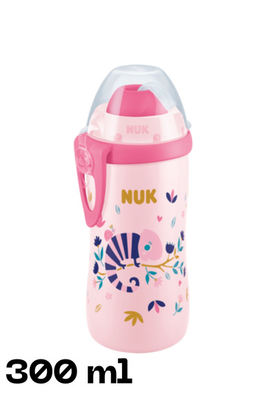 Nuk زجاجة شرب فليكسي كوب فيرست تشويس+ للاطفال اكبر من 12 شهرًا، مانعة للتسرب،...