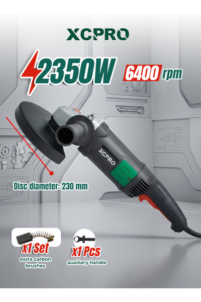 XCPRO Angle Grinder 230mm 2350W Electric Heavy Duty M14