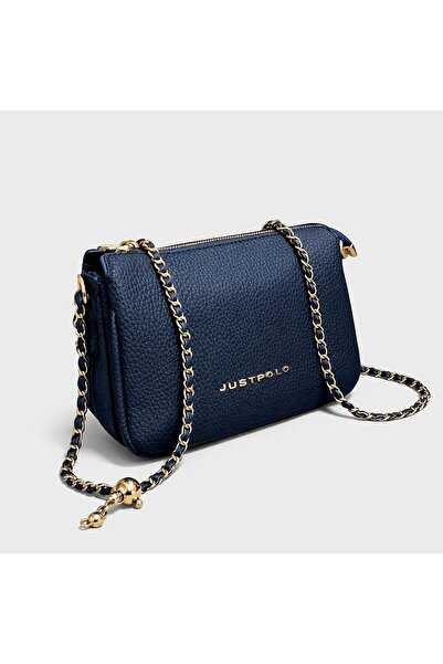 Just Polo Original Women's 4-Section Shoulder Bag with Chain Accessories (Siz...
