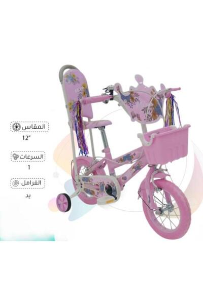 Mira دراجة بنات بتصميم أميرات - مقاس 12 بوصة