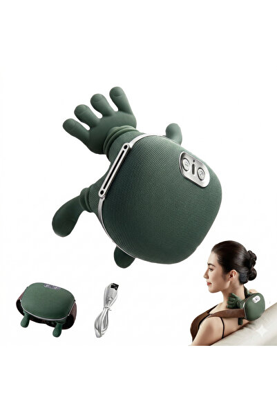 Bionic جهاز تدليك ثلاثي الأبعاد للرقبة والكتفين مع خاصية التسخين - محاكاة للي...