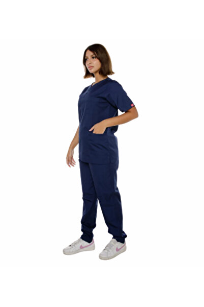 EZARY Skrab Ezzari Stylish Medical Uniform Navy Blue for Women