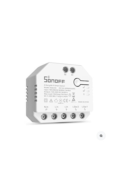 Sonoff DUALR3 2-Channel WiFi Smart Relay Switch with Energy Meter