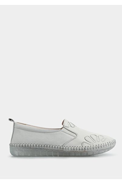 Eclipse White Leather Women's Shoes